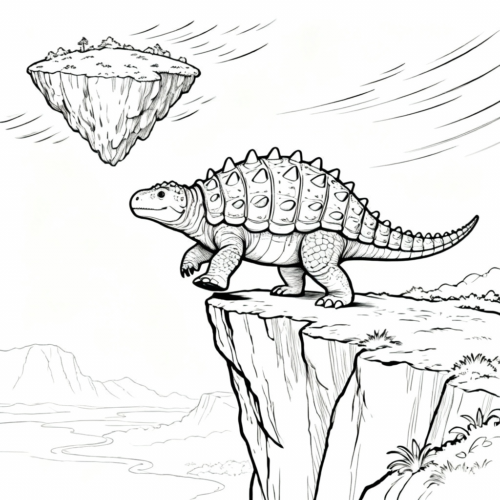 Cliff Ankyl Coloring Page