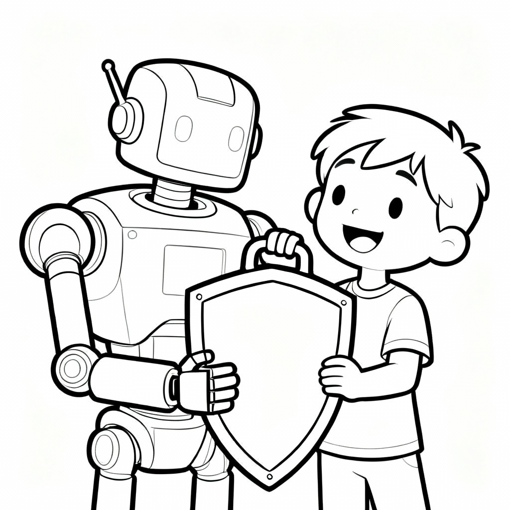 Loyal Sidekick Coloring Page