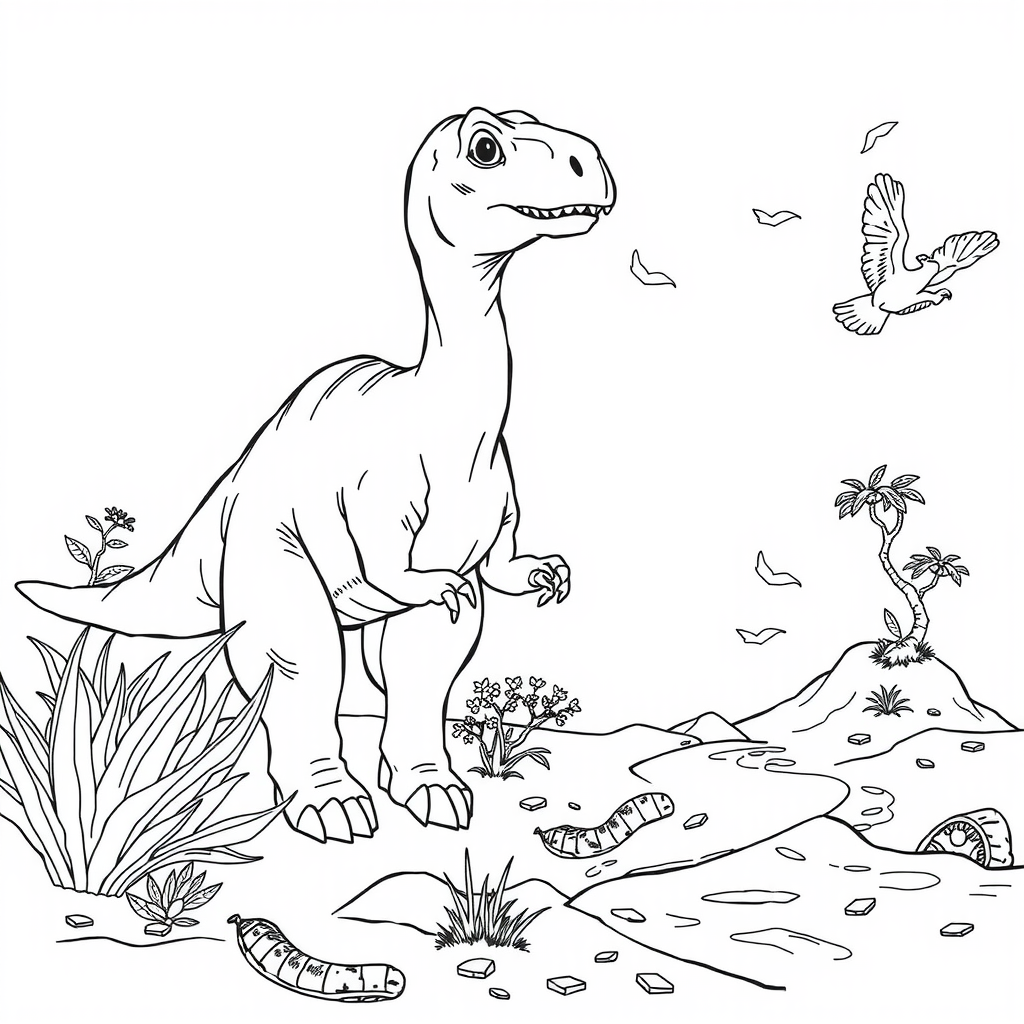 Brachiosaurus Coloring Page