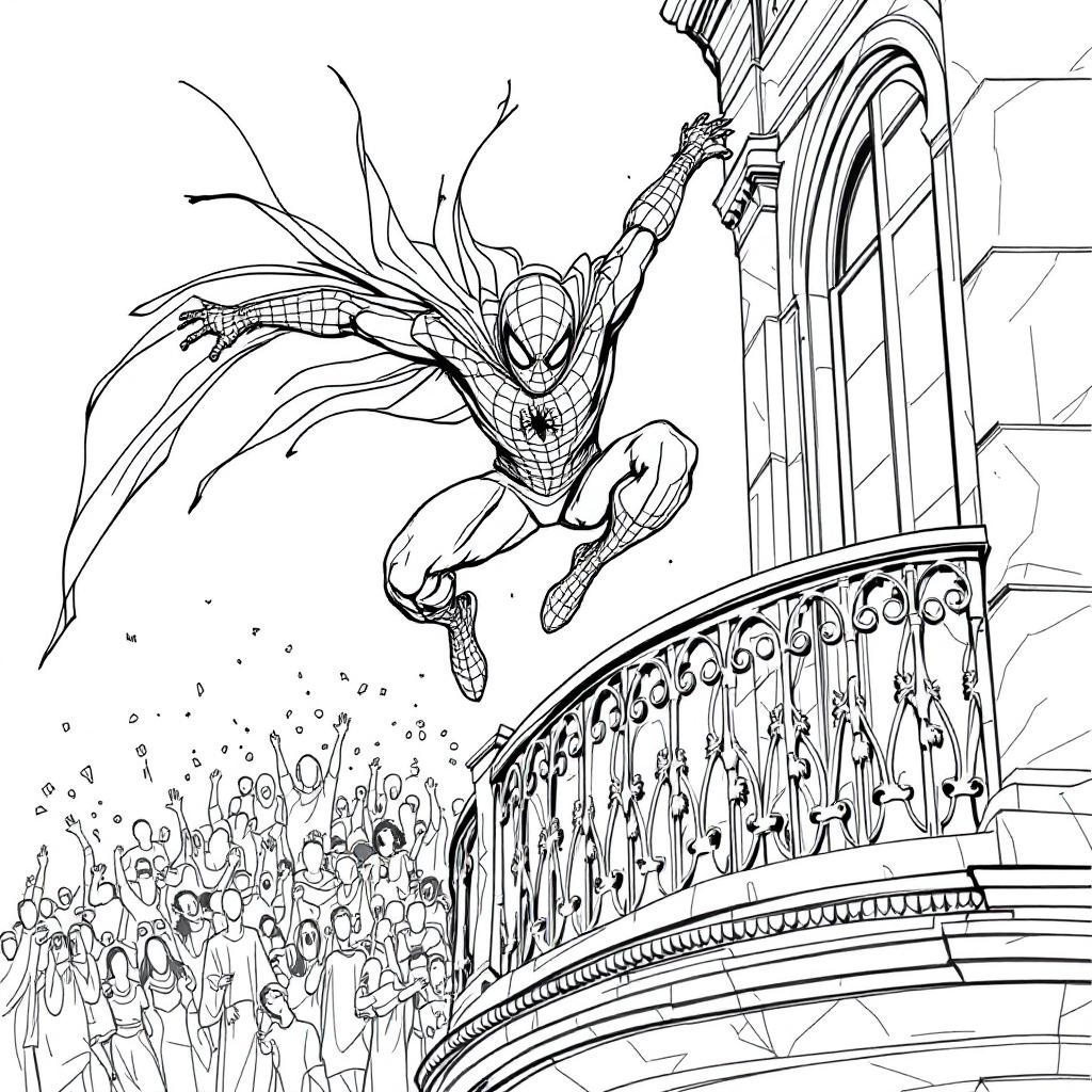 Amazing Spider-Man Coloring Page