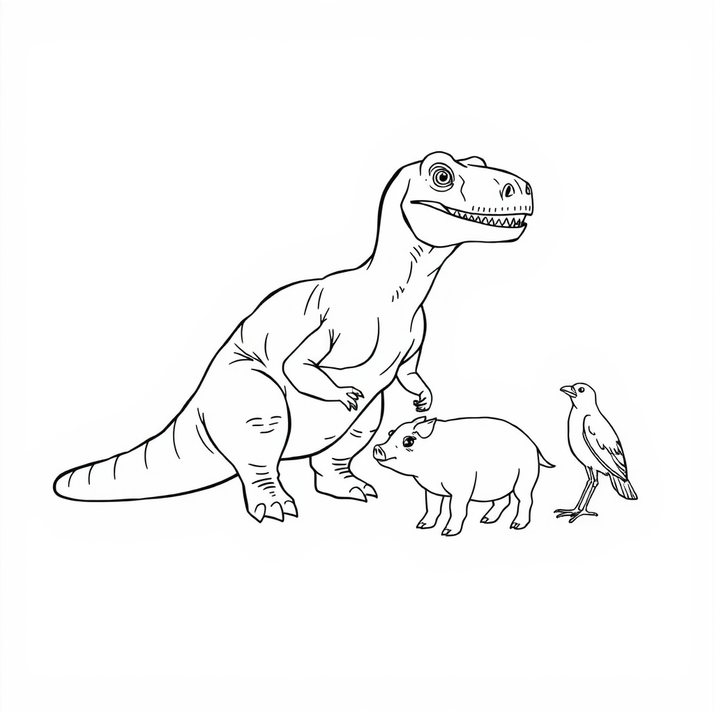 Velociraptor Wet Coloring Page