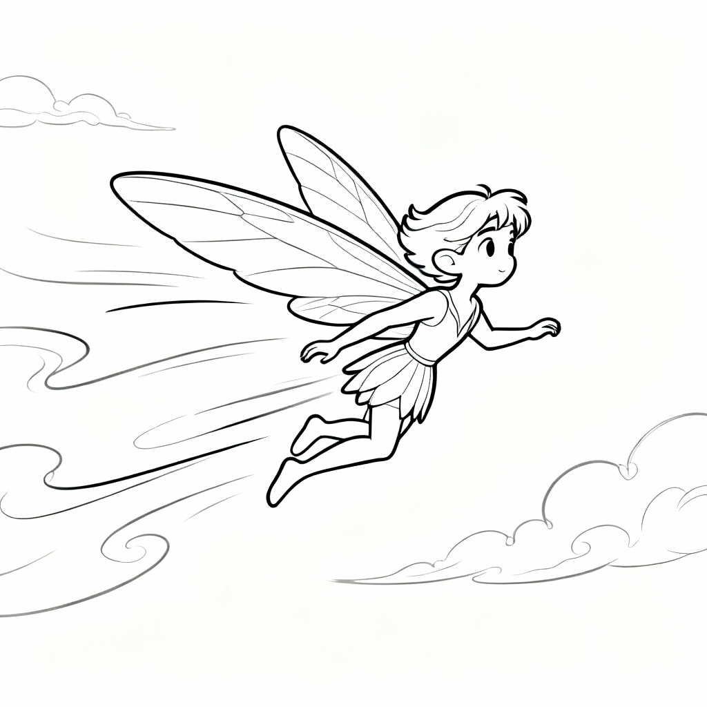 Sprite Sky Coloring Page