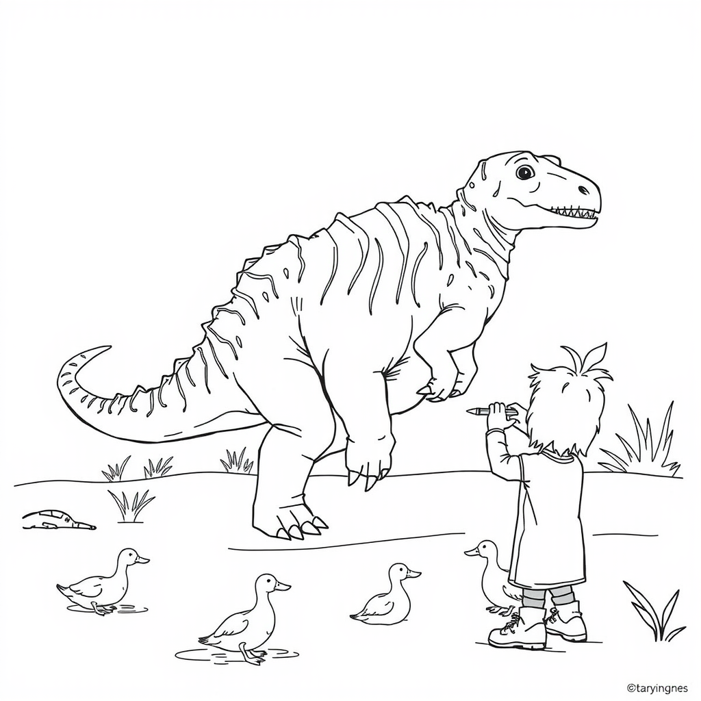 Spinosaurus New Coloring Page