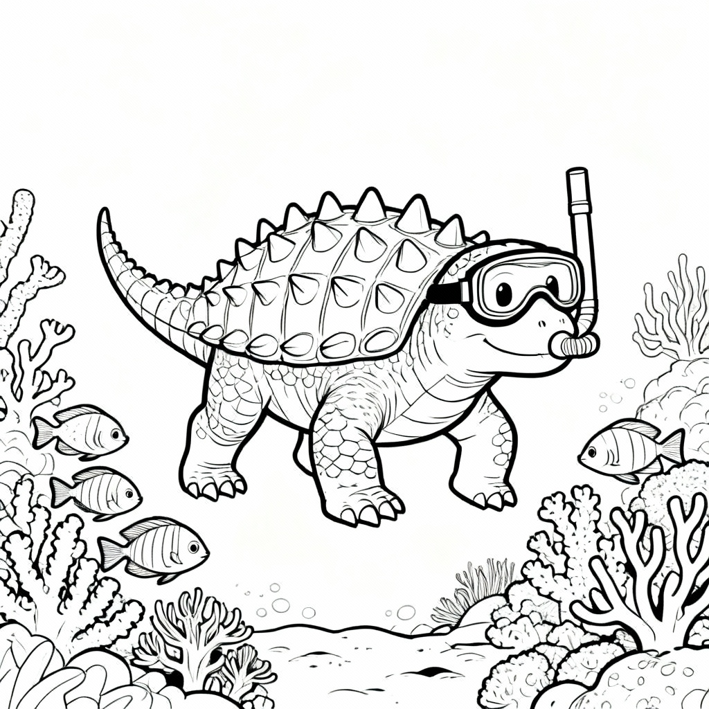 Reef Ankyl Coloring Page